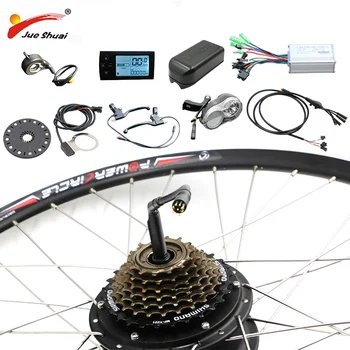 

Electric Bike Conversion kit 36V 500W Rear Hub Motor Wheel Ebike Kit for Electric Bicycle 20"24"26" 700C Brushless Grear Wheel