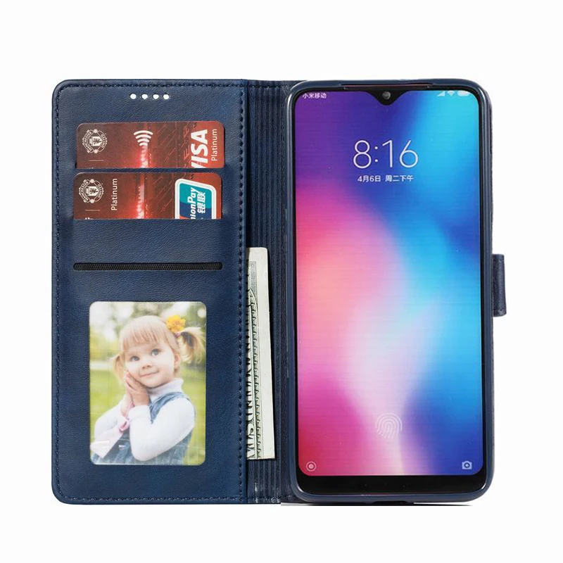 Чехол s для Xiaomi mi 9 SE 9se чехол Роскошный винтажный простой Магнитный Флип-кошелек кожаный чехол для телефона для Xio mi 9se 9 SE Coque