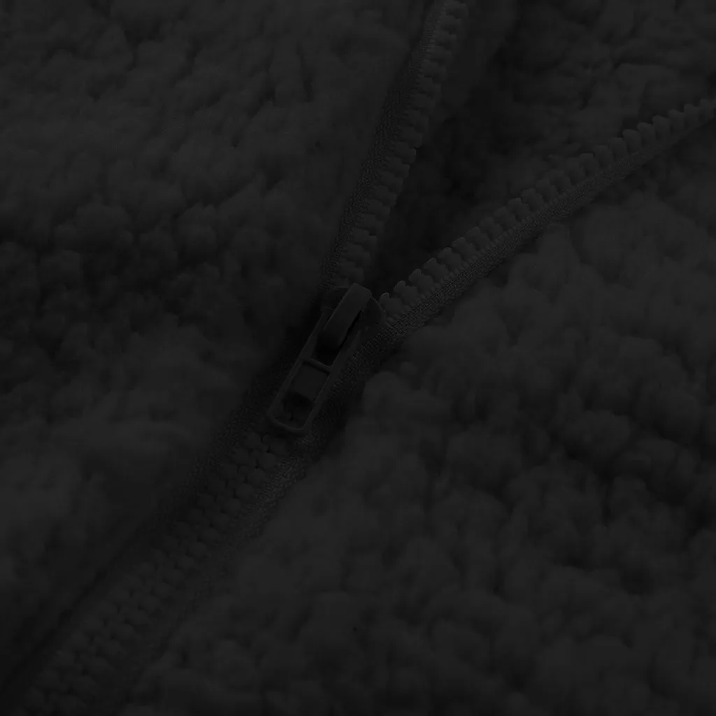 Кроп-топы из искусственной овечьей шерсти с длинным рукавом на молнии и высоким воротником, Осень-зима, женское модное однотонное пальто, куртка, chaquetas mujer# G2