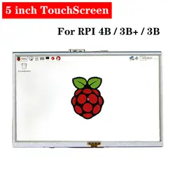 5 дюймов Raspberry Pi 4 lcd HDMI сенсорный экран дисплей TFT модуль светодиодной панели 800*480 для Raspberry Pi 4 Raspberry Pi 3 Model B/B +