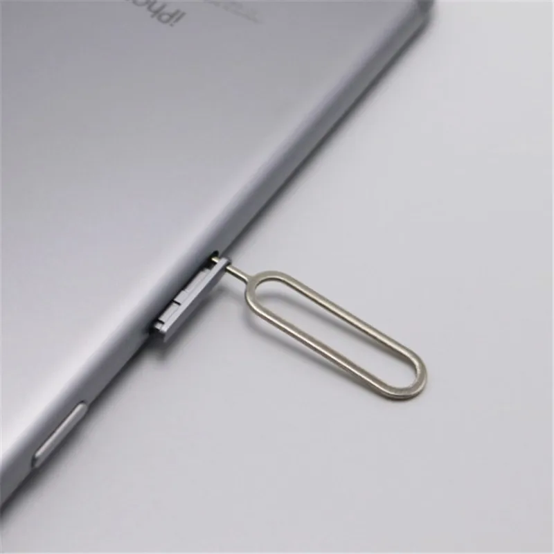 

100pcs/lot Sim Card Eject Pin Key Tool Needle SIM Card Tray Holder Eject Pin for iPhone Xiaomi Samsung HuaWei Cell Phone