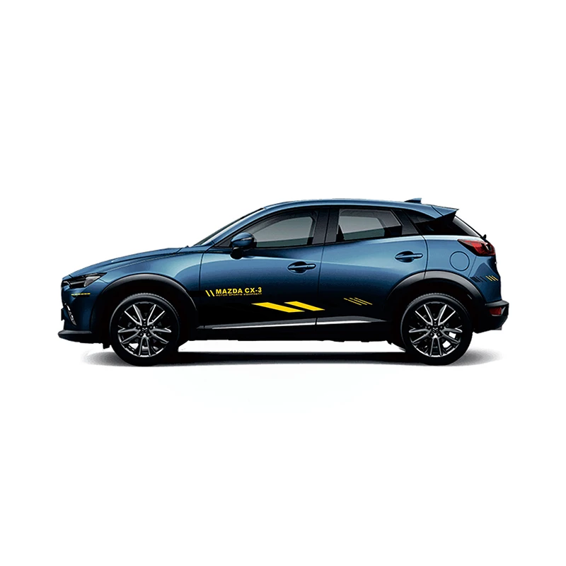 Гоночные спортивные полосы для Mazda CX-3 Mark Levinson автомобильные обе стороны тела индивидуальная наклейка Range Rover Sport авто наклейки