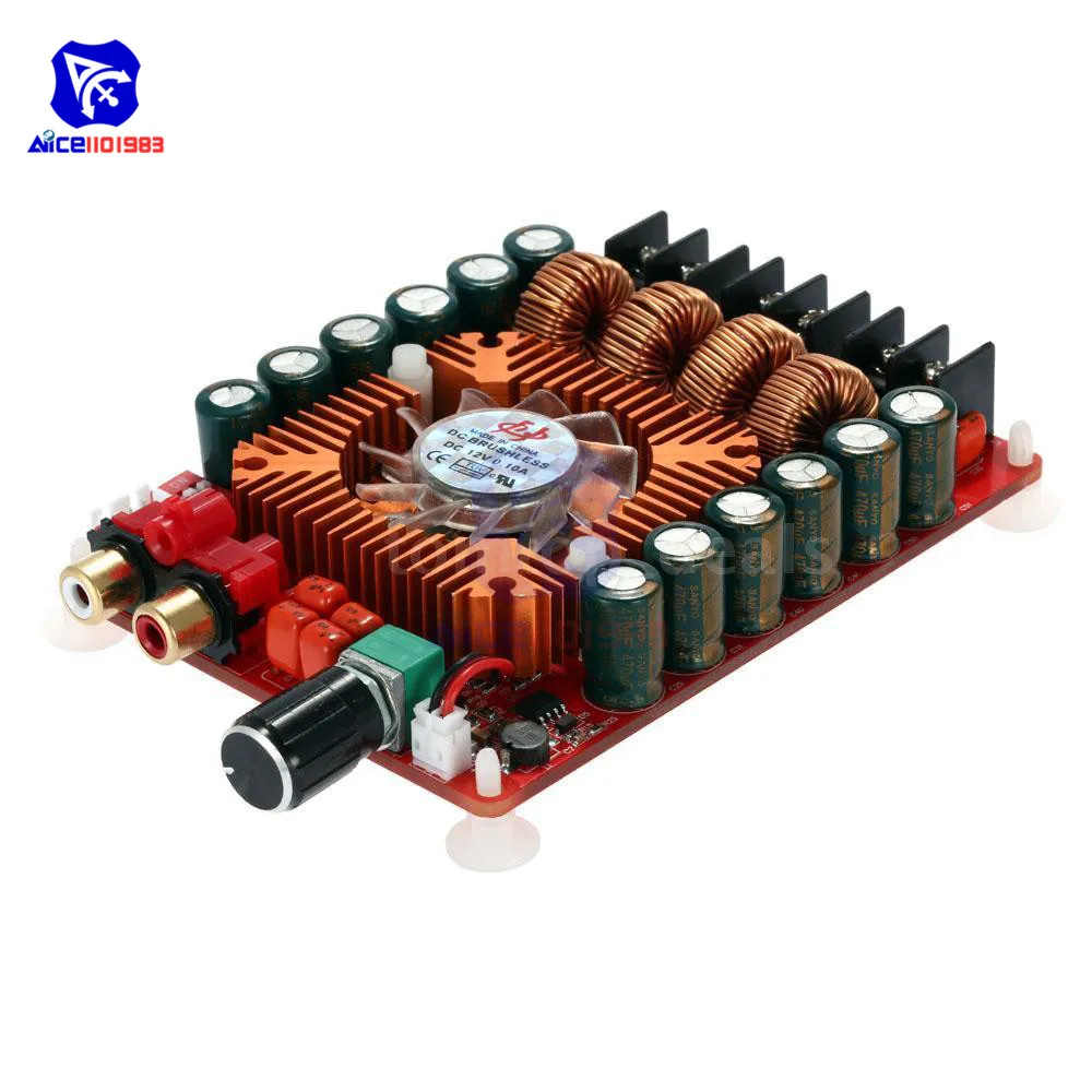 Двухканальный аудио стерео усилитель diymore TDA7498E 2*160 Вт модуль высокомощного