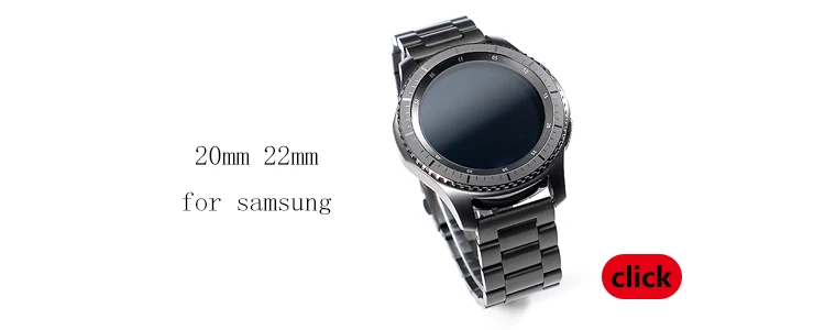 22 мм ремешок для часов samsung gear S3 Frontier/класс Galaxy wacth 46 мм ремешок из нержавеющей стали smartwatch Браслет ремень аксессуары