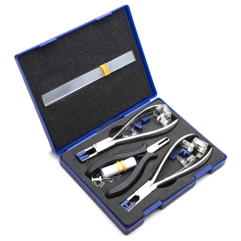

Professional Eyeglasses Plier Set Rimless Disassembly Glasses Frame Optical Tool 066F