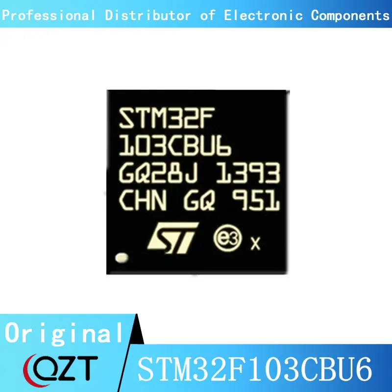 10pcs/lot STM32F103 STM32F103CB STM32F103CBU6 UFQFPN48 Microcontroller chip New spot stm32f103cbu6 stm32f103cbu stm32f103cb stm32f103c stm32f103 stm32f stm32 stm ic mcu chip ufqfpn 48