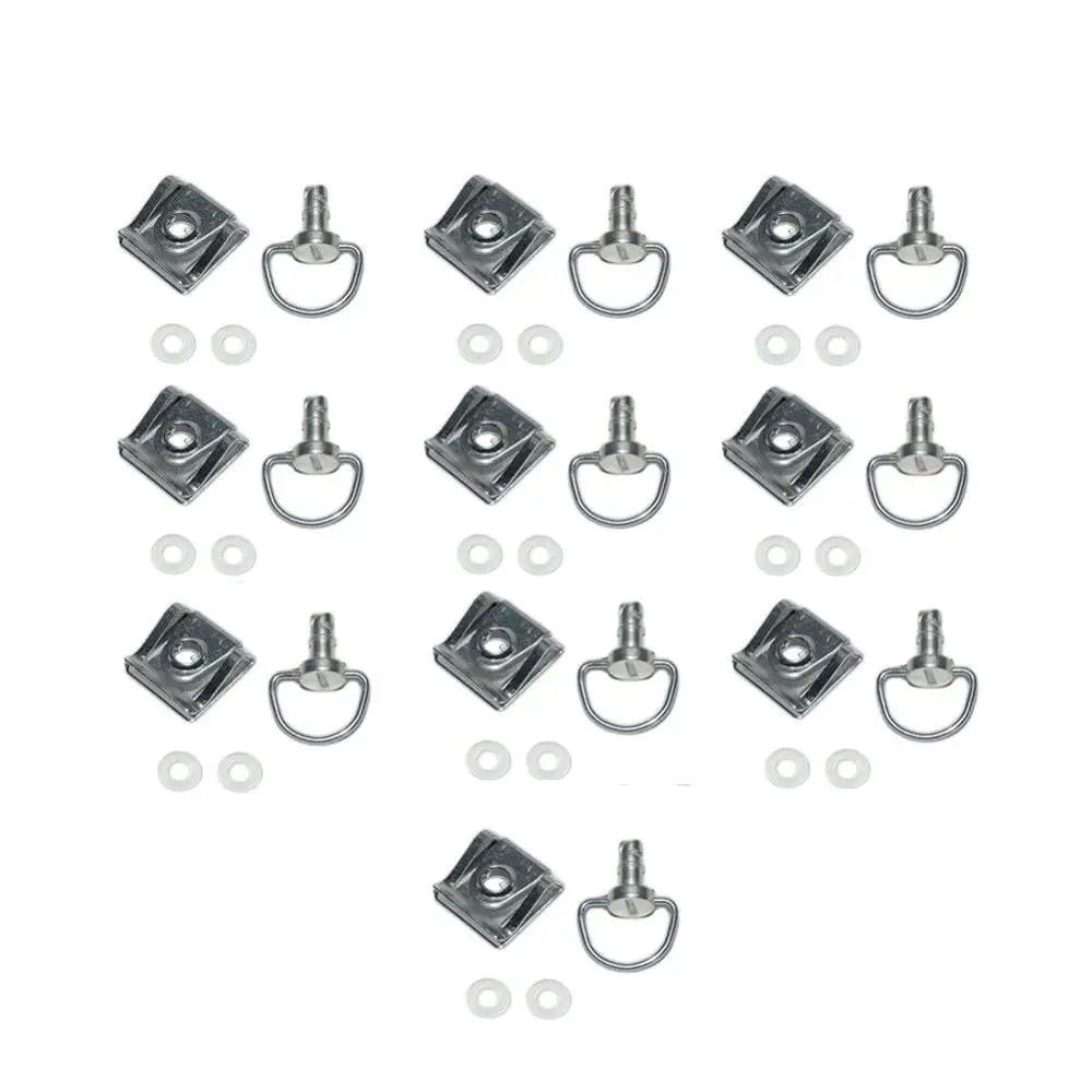 Motorcycle Quick Release D ring Turn Race Fairing Fender Clip Fastener Screws chrome For Honda