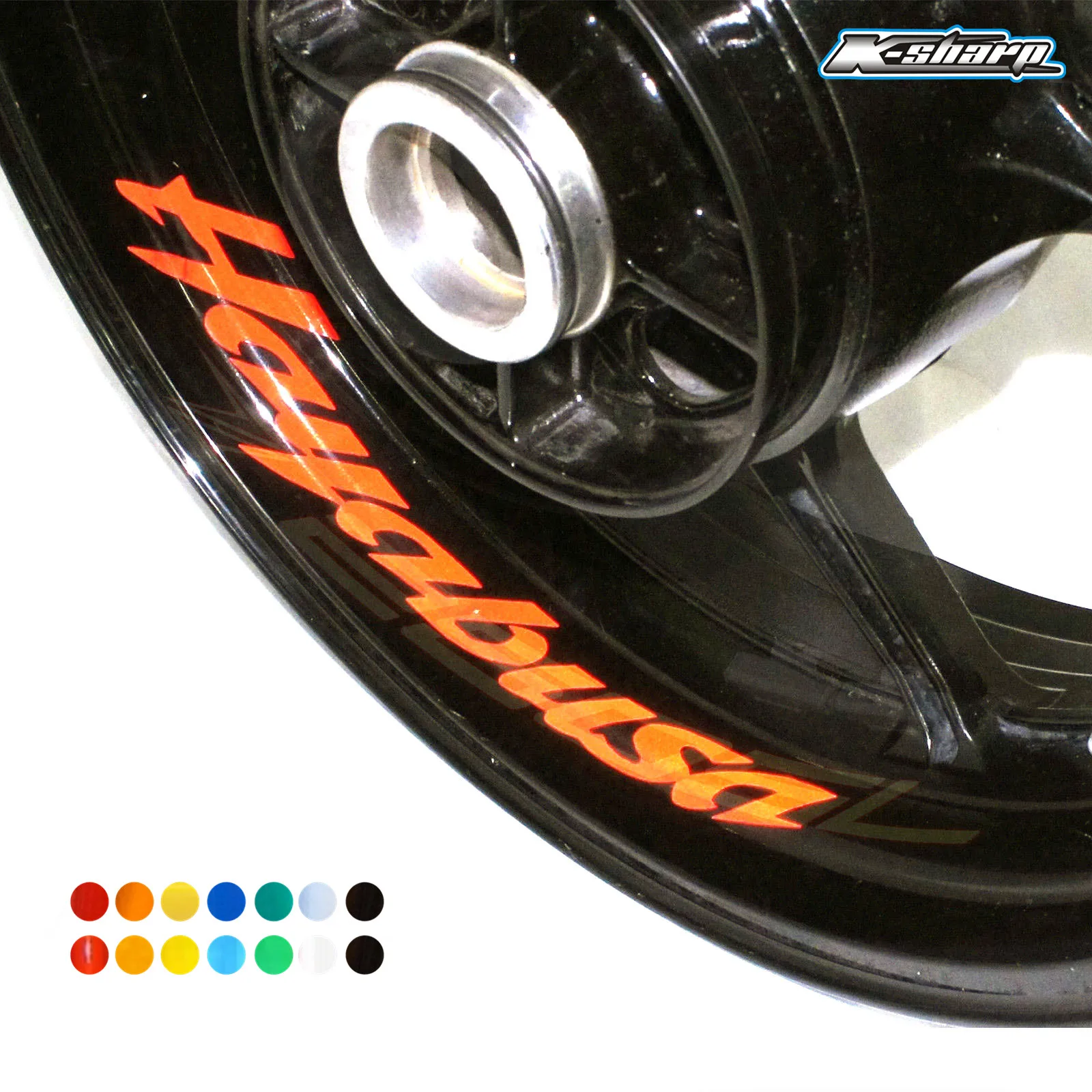 Motorcycle Wheel Logo Sticker Decal 