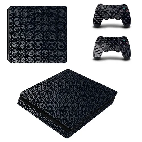 Синяя Ограниченная серия PS4 тонкая кожа Наклейка для playstation 4 консоли и контроллера PS4 Slim Skins - Цвет: P4SQB0369