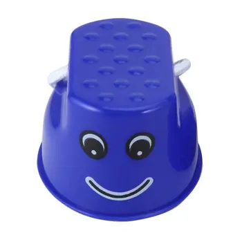 

OCDAY 7 Colors 1pc Walk Stilt Jump Toy Plastic Smile Face Pattern Children Outdoor Fun Sports Balance Training Toy Best Gift