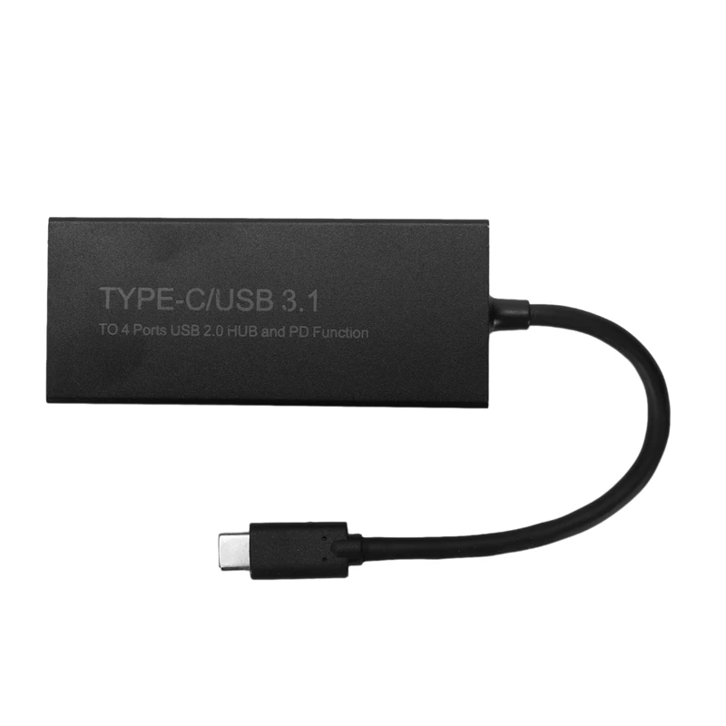 Usb type C/USB 3,1 до 4 портов USB 2,0 концентратор с Pd разделитель функций кабель-переходник для зарядки для Macbook Air/Pro 13/15