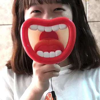 

Big Mouth Funny Megaphone Recording Toy Kids Voice Changer Children Speaker Handheld Mic Vocal Toys FJ88