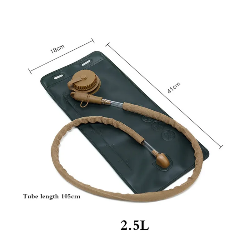 

New Food Grade TPU Water Bag Outdoor Large Capacity Water Bag For Tactical Hunting Cycling Hiking Bike Riding Backpack