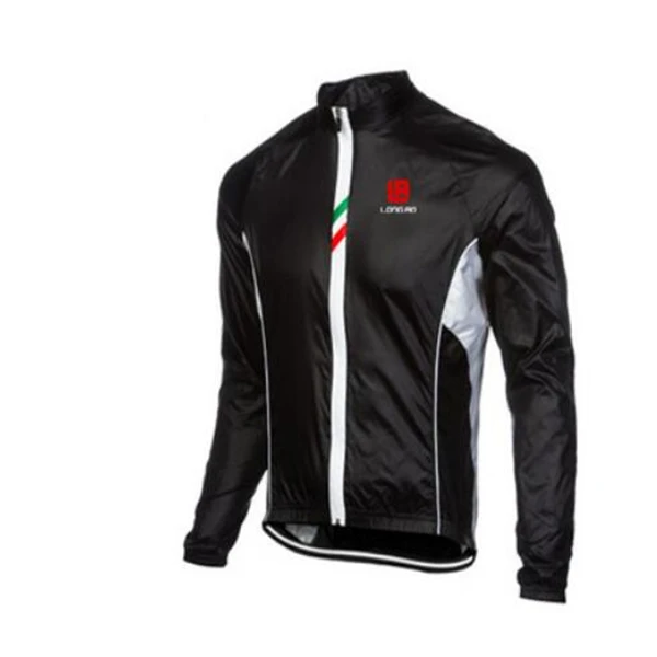 Спортивное пальто MTB велосипед Джерси мужская куртка теплая куртка для велосипедного спорта осень длинный рукав теплая велосипедная одежда ветрозащитная Новинка - Color: H181 Black