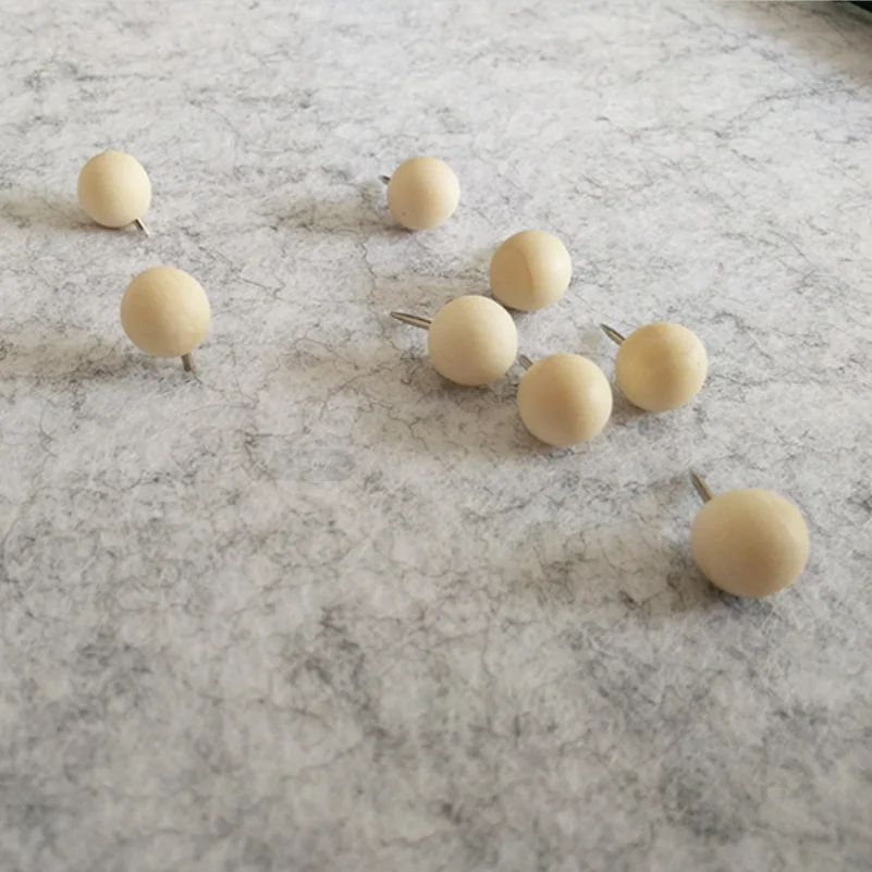 

Log tack push pin push pin cork nail felt board tack push pin drawing square / round / wooden I-shaped nail 30 pieces