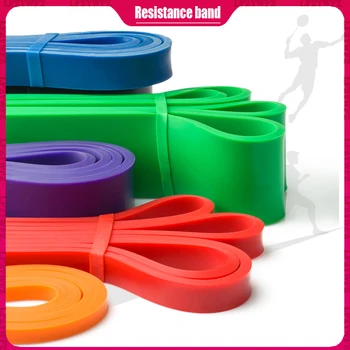 

Yoga Resistance Band Exercise Elastic Band Pull-up Resistance Assistive Strength Training Belt Pilates Fitnes Equipment Expander