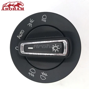 

New Chrome Headlight Switch Control Fit For VW Golf mk7 Golf VII 7 2013 2014 2015 2016 2017 2018 OEM 5GG 941 431 D 5GG941431D