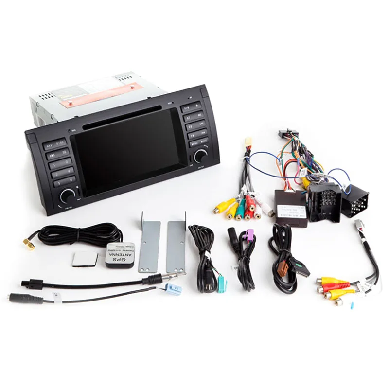 1 Din Android 8.1 Car DVD Player for B MW X5 E53 E39 GPS Stereo Audio Navigation Multimedia Screen Head Unit Dvd Automotivo 2 GB |