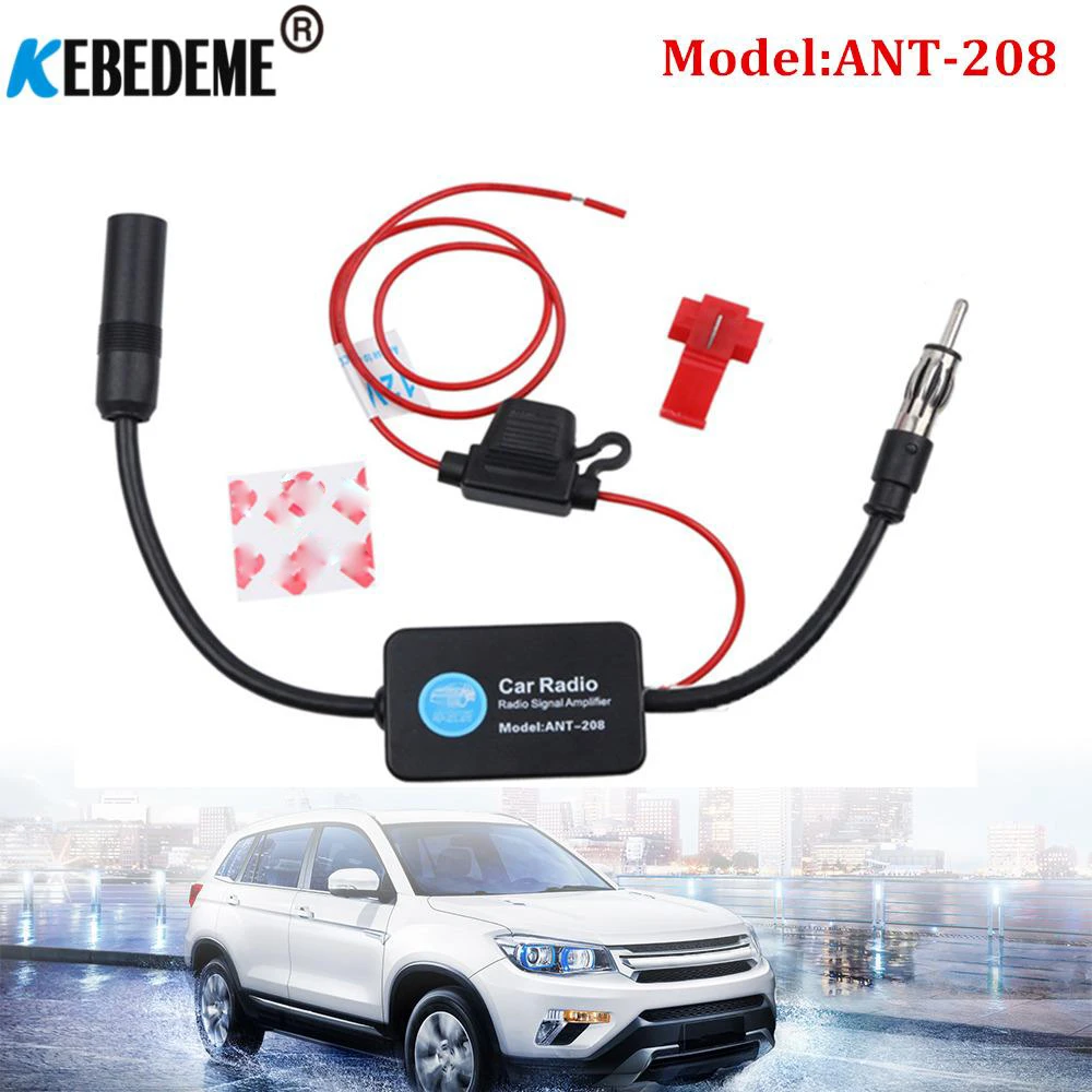 12V Car Radio Antenna FM amplifier Car Aerials FM AM Radio Signal Amp Amplifier  FM Booster 80 108MHZ For Marine Boat Auto|Aerials| - AliExpress