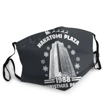 

Nakatomi Plaza Non-Disposable Face Mask Christmas Party 1988 Anti Haze Dustproof Protection Cover Respirator Mouth Muffle