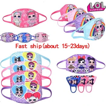 

LOL MASKS KIDS DOLL MASKED FACE MOUTH MASKS CHILDREN DUSTING PROTECTIVE MASK FOR KIDS Reusable Parent-child Lol Cartoon Mask