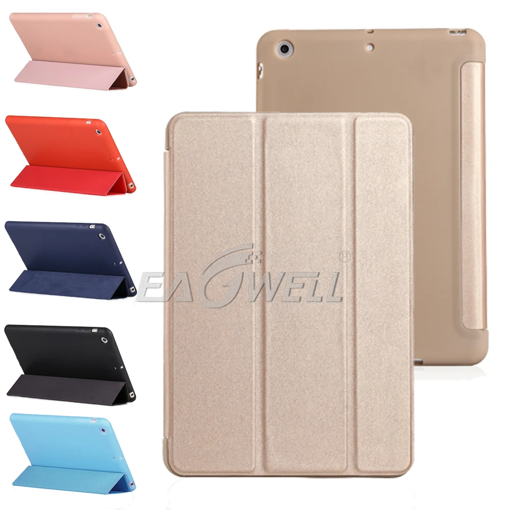 Tri-Fold PU кожаный флип-чехол-подставка для iPad Mini 5 2019 7,9 дюймов чехол Ультратонкий планшет крышка авто режим сна смарт-чехол