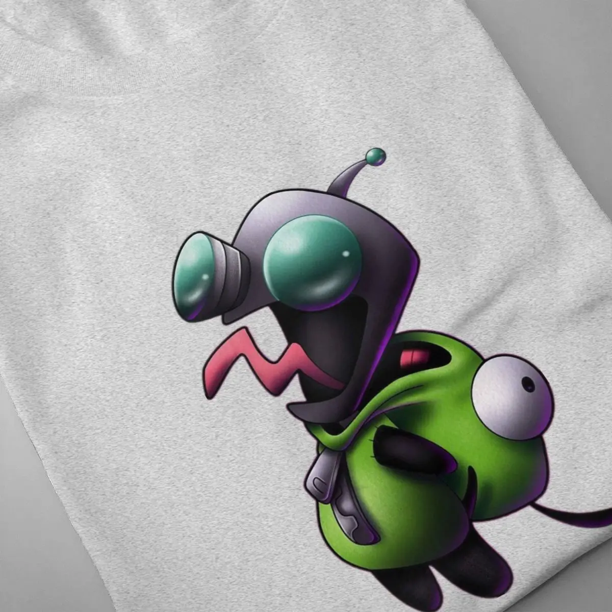 2019 funny tee cute Invader Zim And Tattoo t shirts men cotton tops cool t shirt summer Men's Short Sleeve T-shirt