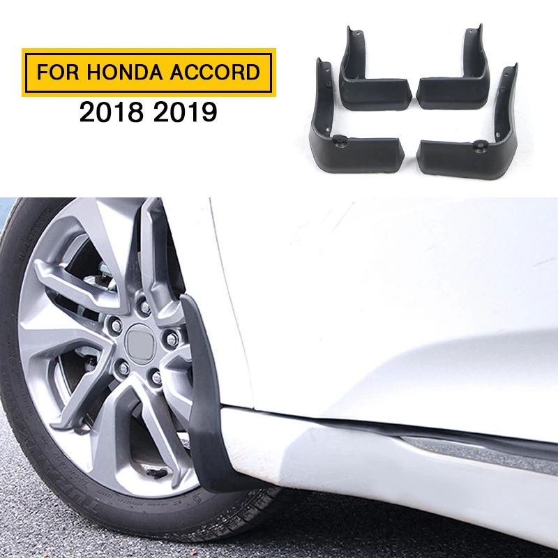 4pcs Pcmos 4 шт. ABS защитные крылья рамка отделка Подходит для Honda Accord автомобильные наружные части Брызговики Новые Авто запасные части - Цвет: 4pcs