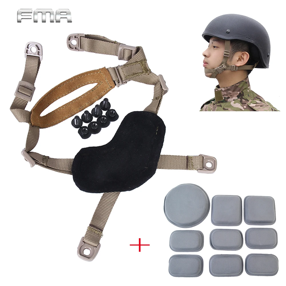 FMA Protective Pad Protectors for Tactical Military Airsoft Hunting Helmet 