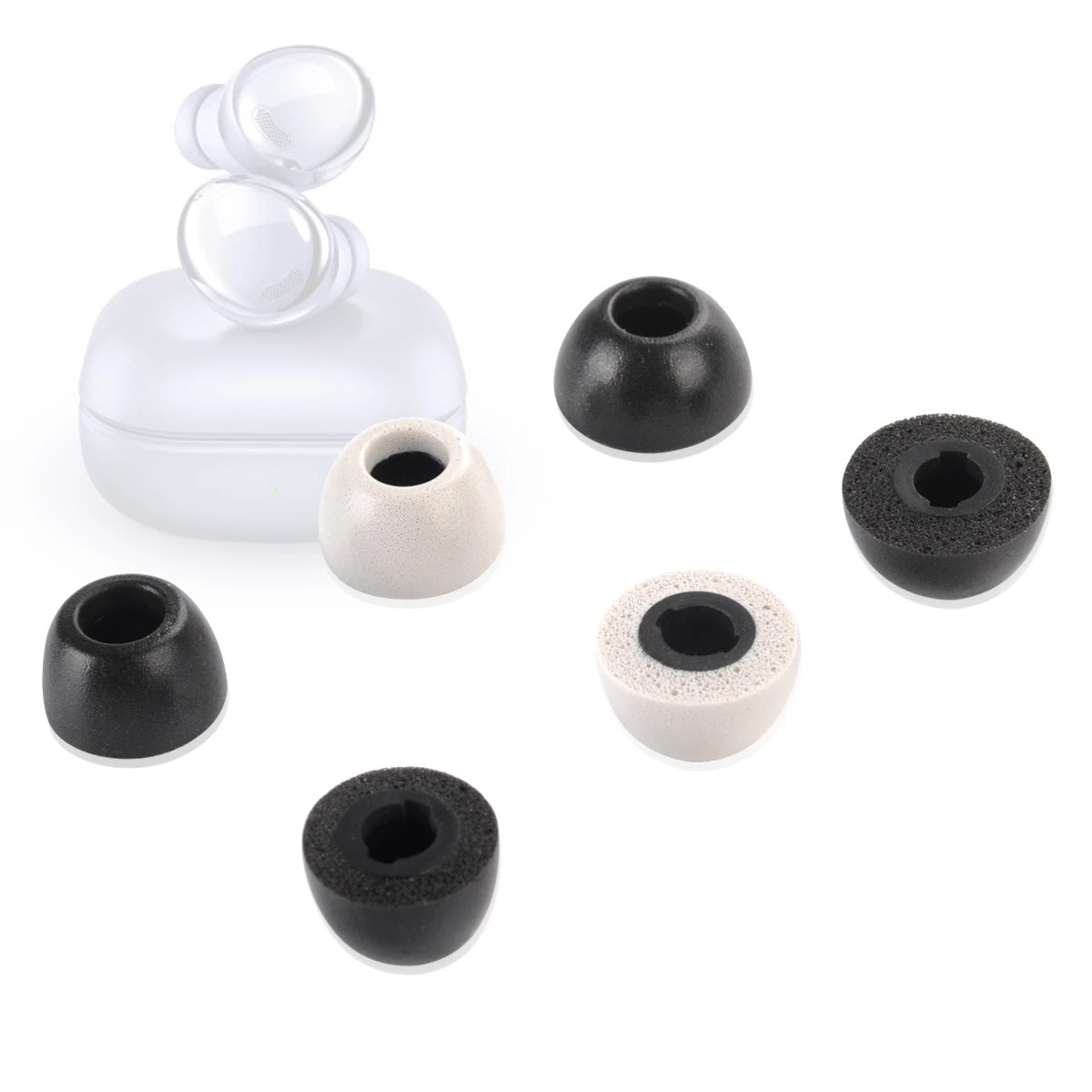 6Pcs Auricolari In Memory Foam Per Samsung Galaxy Buds2 Buds Pro Auricolari Per Jabra Elite 85T Auricolari Antiscivolo Evitare Di Cadere