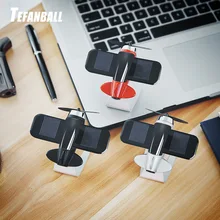 Украшение автомобиля ароматерапия украшение-Самолетик нескользящий коврик сплав солнечной энергии Вращающийся самолет приборная панель твердый Автомобиль Стайлинг