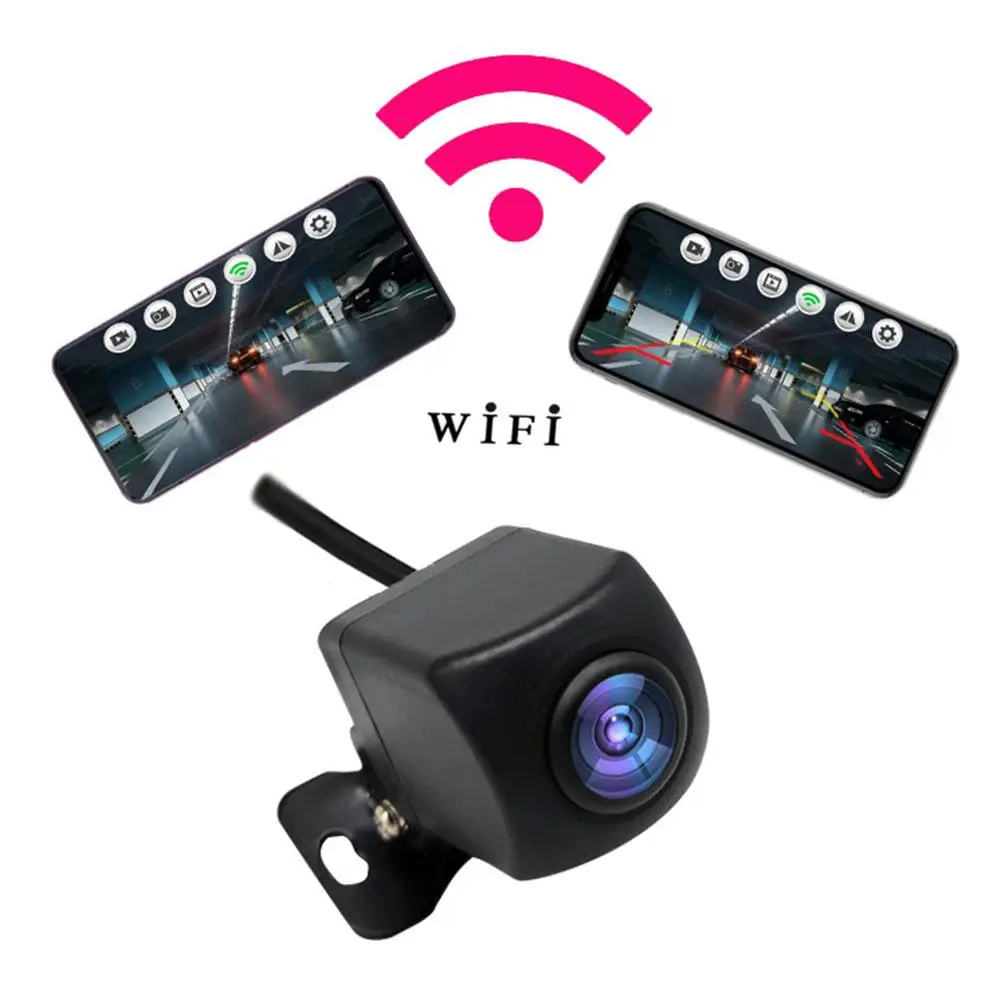 

HD Night Vision Car Rear View Camera 170 Wide Angle Reverse Parking Camera Waterproof Auto Backup Monitor IOS Android Phones