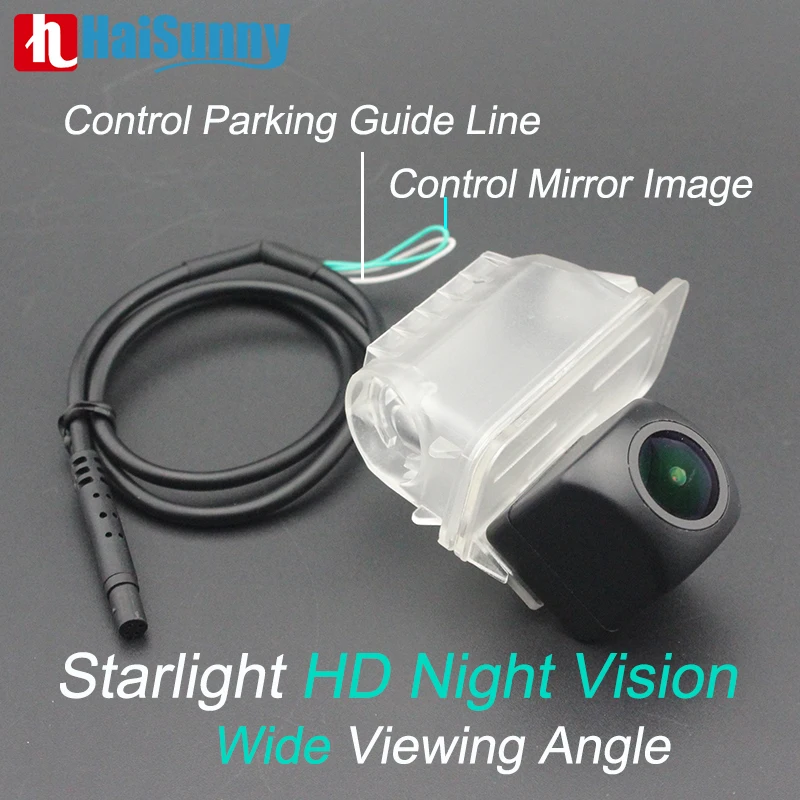 

Starlight Night Vision HD Rear View Camera For Ford Fiesta Kuga Escape Mondeo BA7 Transit Control Guide Line MCCD Fisheye Lens