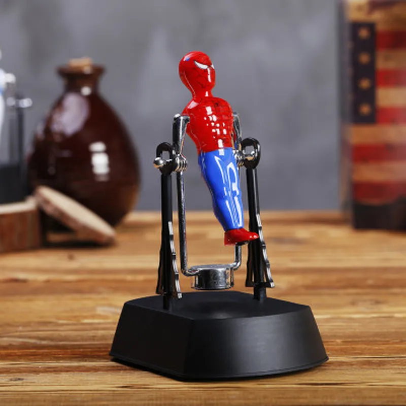 Creative Spider-Man Jianren Villain Magnetic Permanent Motion Instrument Decoration Desk Surface El