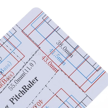 

Guitar Bass String Pitch Ruler Gauge String Action Measuring Guitar Luthier Tool Drop Shipping