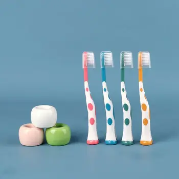 

4 Pcs Cute Cartoon Baby Teeth Care Toothbrush Super Fine Soft Children Toothbrushes