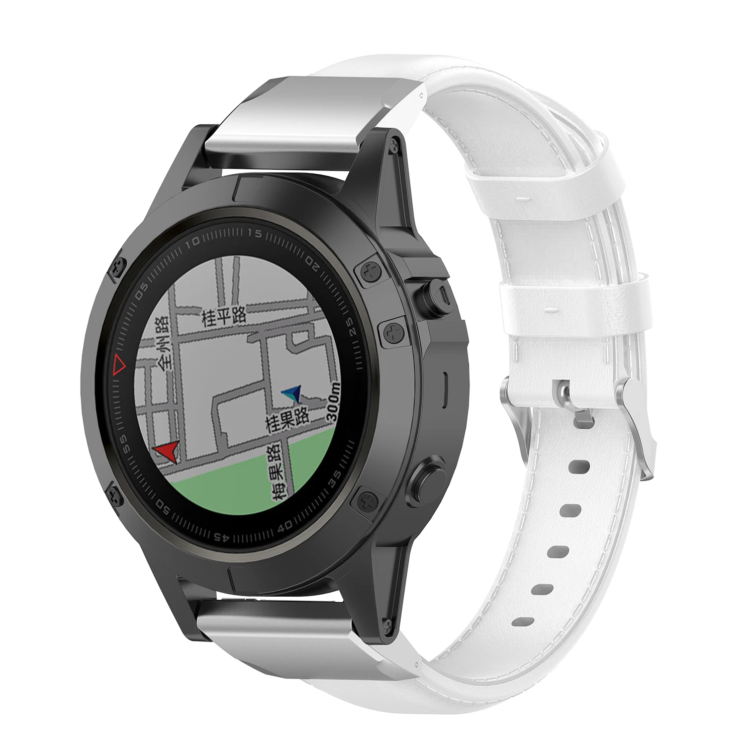 Для Garmin Fenix6S PU Кожаный ремешок Garmin быстросъемный масляный воск кожаный ремешок