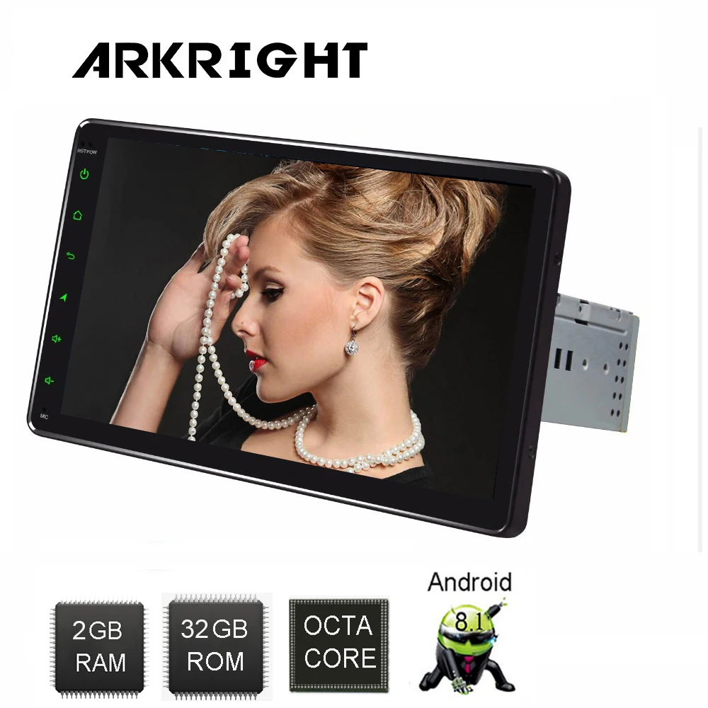 ARKRIGHT 9 &quot1Din 2 ГБ + 32 универсальный автомобильный Радио Аудио Стерео Android 8 1 Wifi GPS