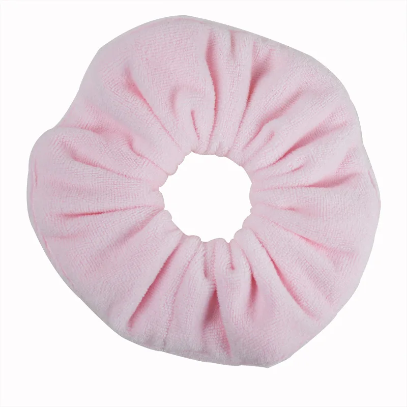 New Women Large Wide Microfiber Hair Drying Scrunchies Towel Hair Band For Frizz Free Solid Rubber Band Hair Tie For Sport Yoga designer head scarf