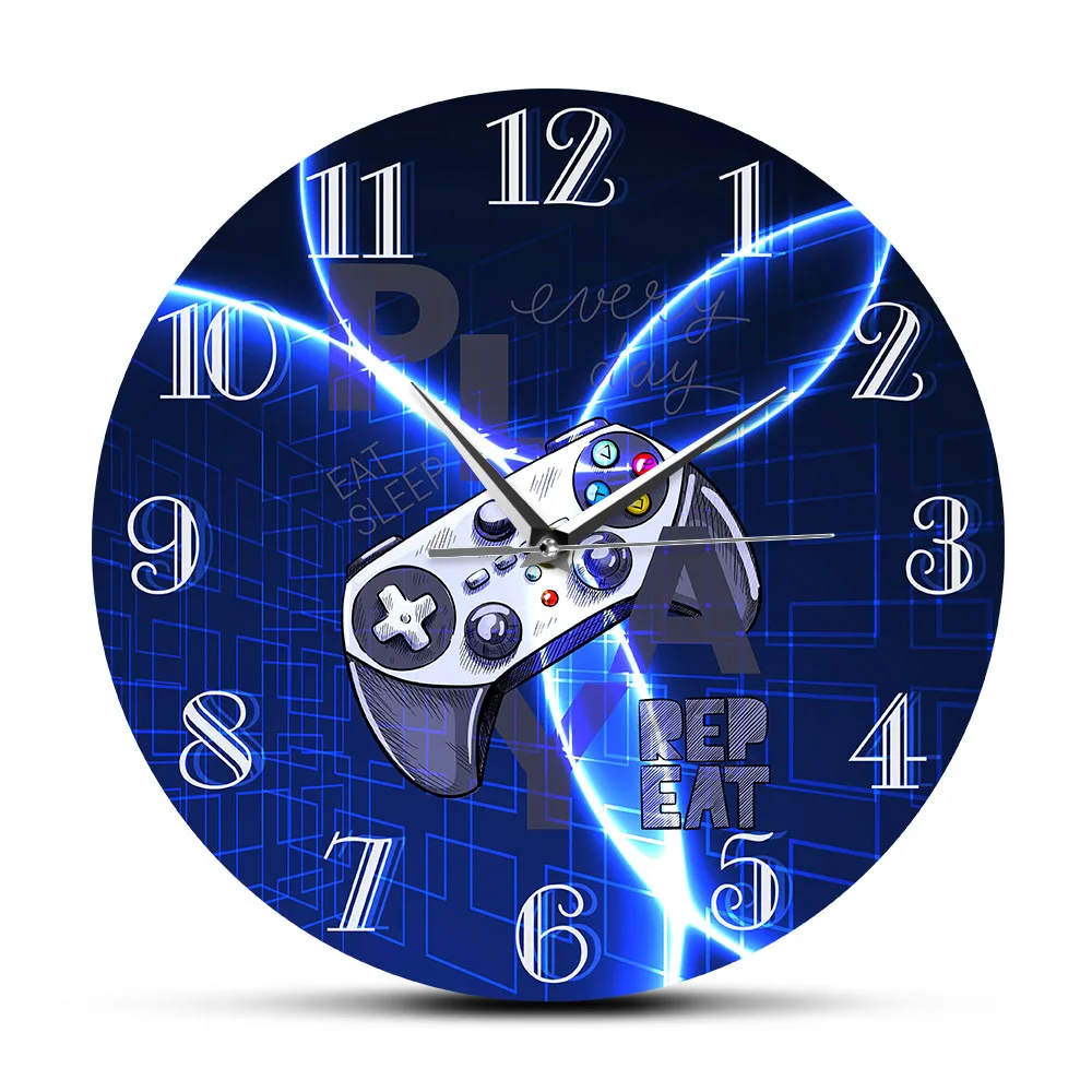 Wall Clock Shaped Playstation Video Game Wall Clocks Video Game
