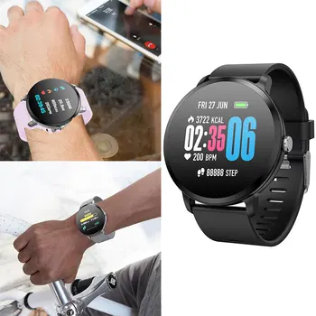 

V11 Smart Watch Sport Heart Rate Blood Pressure Smart Bracelet Waterproof Fitness Tracker Step Counter Smartwatch