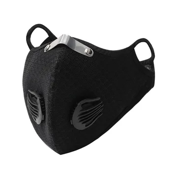 

5-Layer Activated Carbon Dust Breathable Bacteria-proof Mask Pm 2.5 Anti-Pollution Mouth Cover Replaceable Filter Mask