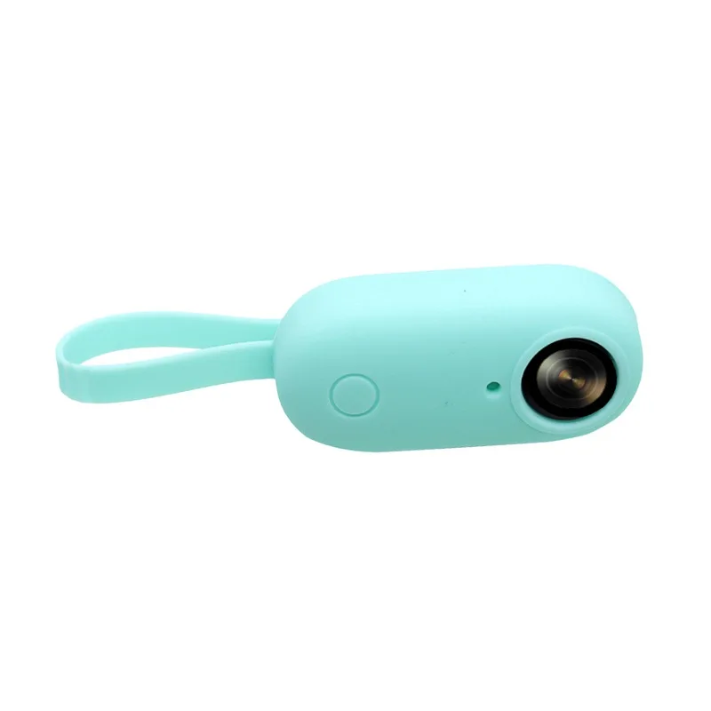 Mint blue Силиконовый противоударный чехол для зарядки, защитный чехол для камеры с пряжкой для камеры Insta 360 Go, защита от царапин - Цвет: Mint blue