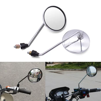 

For Yamaha XMAX400 XMAX300 x max 125 250 400 300 Motorcycle rearview mirror round mirror motorcycle long stem accessories