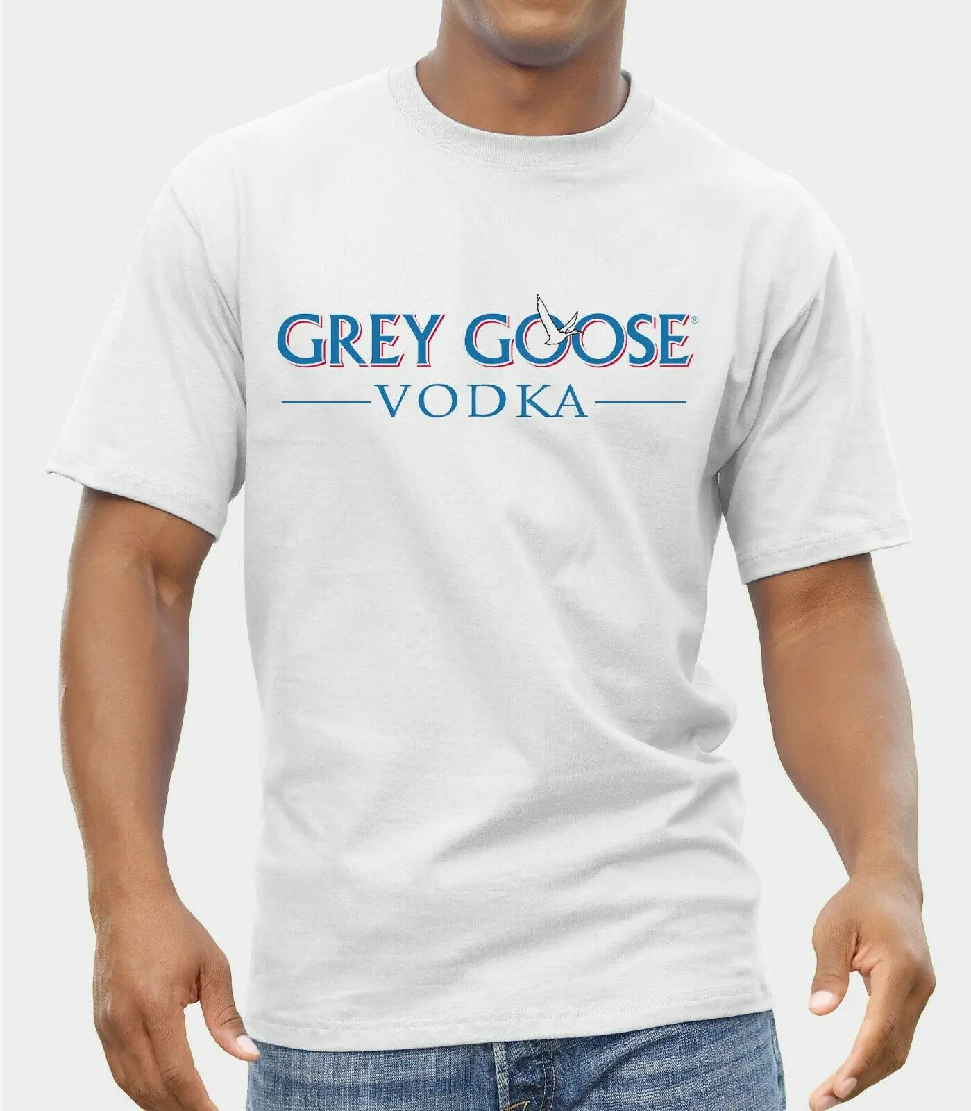 Grey Goose Vodka Drinks Logo T Shirt Men Shirt Print By Epson T Shirts Aliexpress