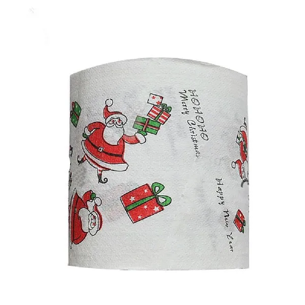 Рождественская туалетная бумага Санта Клаус олень Новогодние подарки Рождественские украшения для дома Natale Noel Navidad