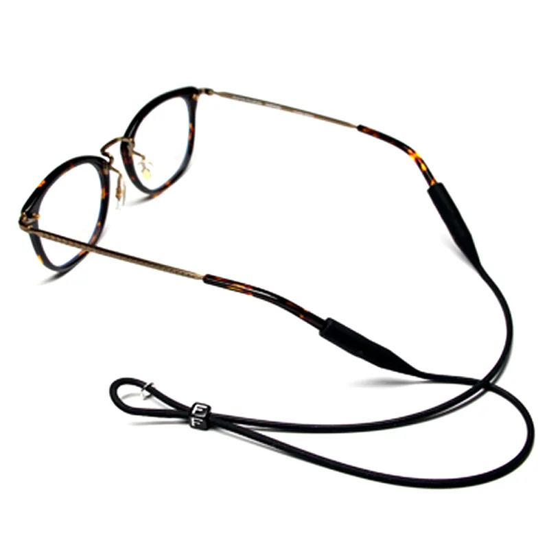 1 PC Adjustable Elastic Silicone Eyeglasses Straps Sunglasses Chain Sports Anti-Slip String Glasses Ropes Band Cord Holder