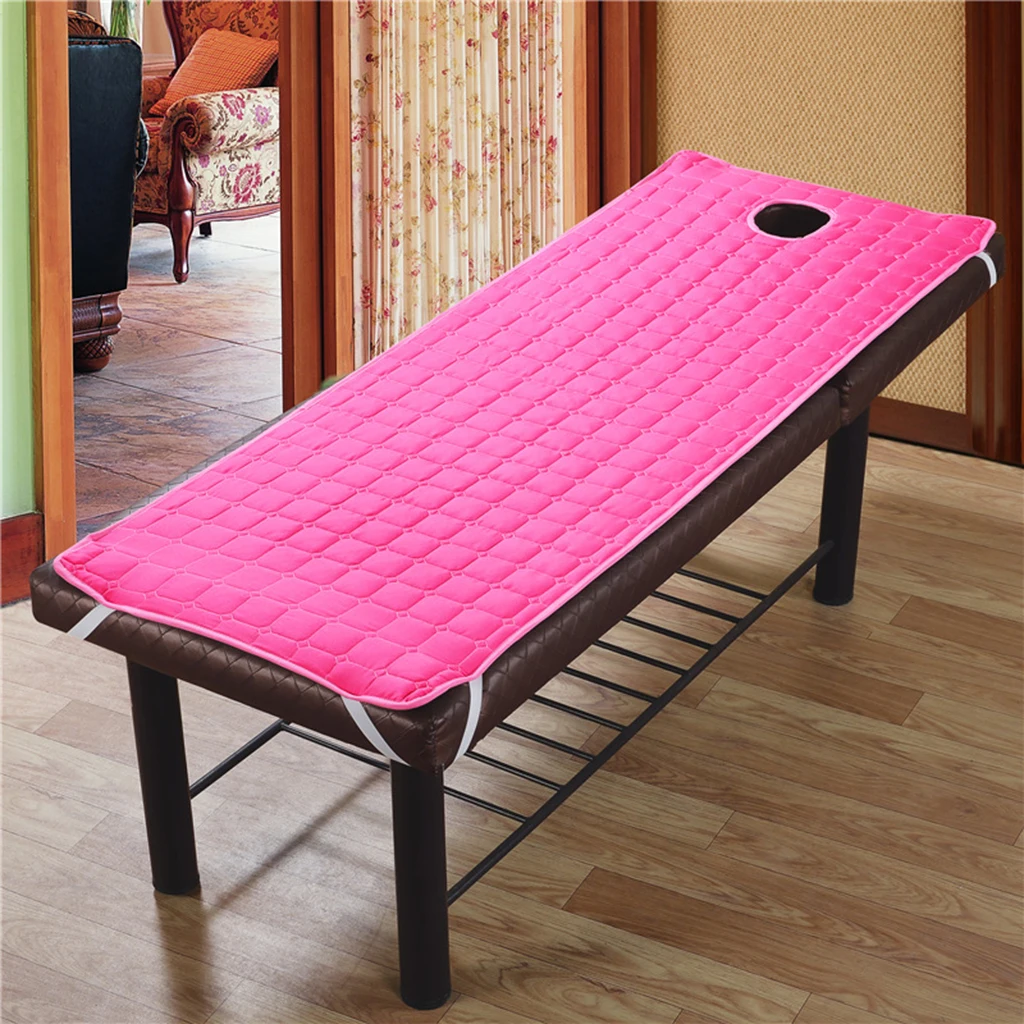 Beauty Salon Massage Bed Mattress Sheet with Face Breath Hole for Cosmetic SPA Beauty Salon Hotel Hospital