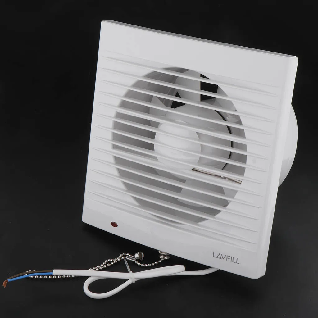 Kitchen Extractor Airflow Fan Exhaust Blower Ventilation Shower Toilet 6inch, Air Flow, Steel Frame, Durable