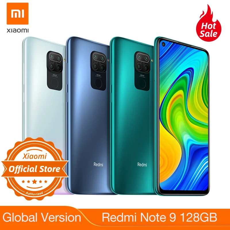 New Global Version Redmi Note 9 128GB 4GB Smartphone Helio G85 5020mAh battery 18W fast Charging 6.53 New Global Version Redmi Note 9 128GB 4GB Smartphone Helio G85 5020mAh battery 18W fast Charging 6.53